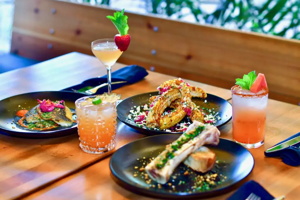 Dinner spread at Casa Nomad. (Photo by Michael Anthony)