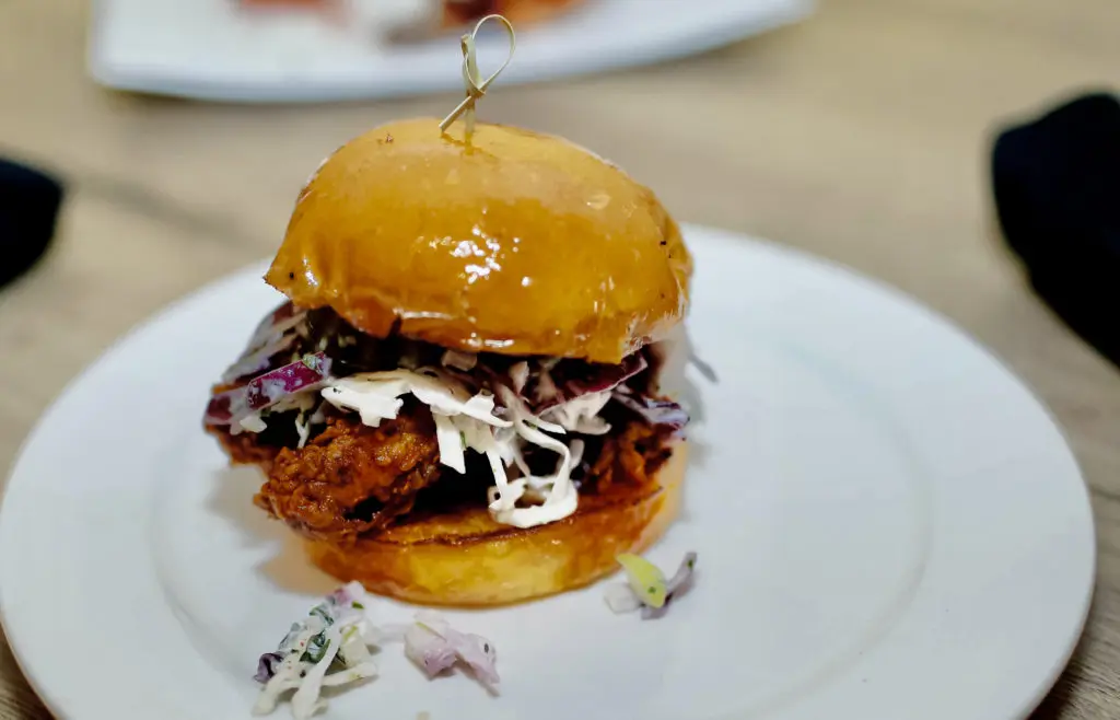 FireBird Fowl also offers a Nashville Hot Chicken sandwich. (Photo by Bob Manzano and Cynthia Smoot)