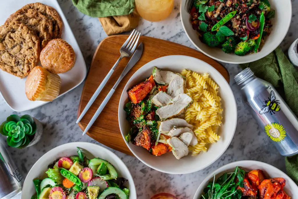 Every meal is customizable at Flower Child. 