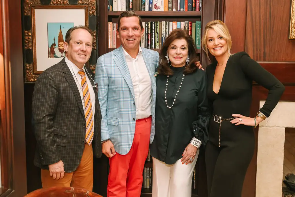 Franco Valobra, Tony Buzbee, Laura Ward, Frances Moody Buzbee (Photo by Johnny Than, CatchLightGroup.com)