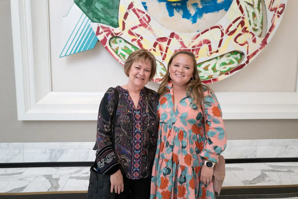 Jan Byth, Hallie Byth at the Tootsies Oscar de la Renta presentation at The Post Oak Hotel. (Photo by Daniel Ortiz)