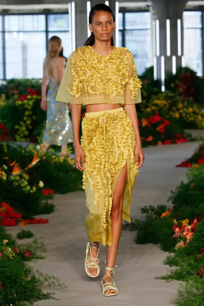 Jason Wu embroidered skirt and top. (Photo courtesy of Jason Wu)