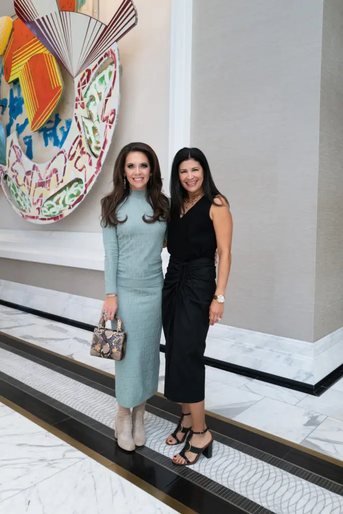 Joanna Marks, Kristy Bradshaw at The Post Oak Hotel (Photo by Daniel Ortiz)