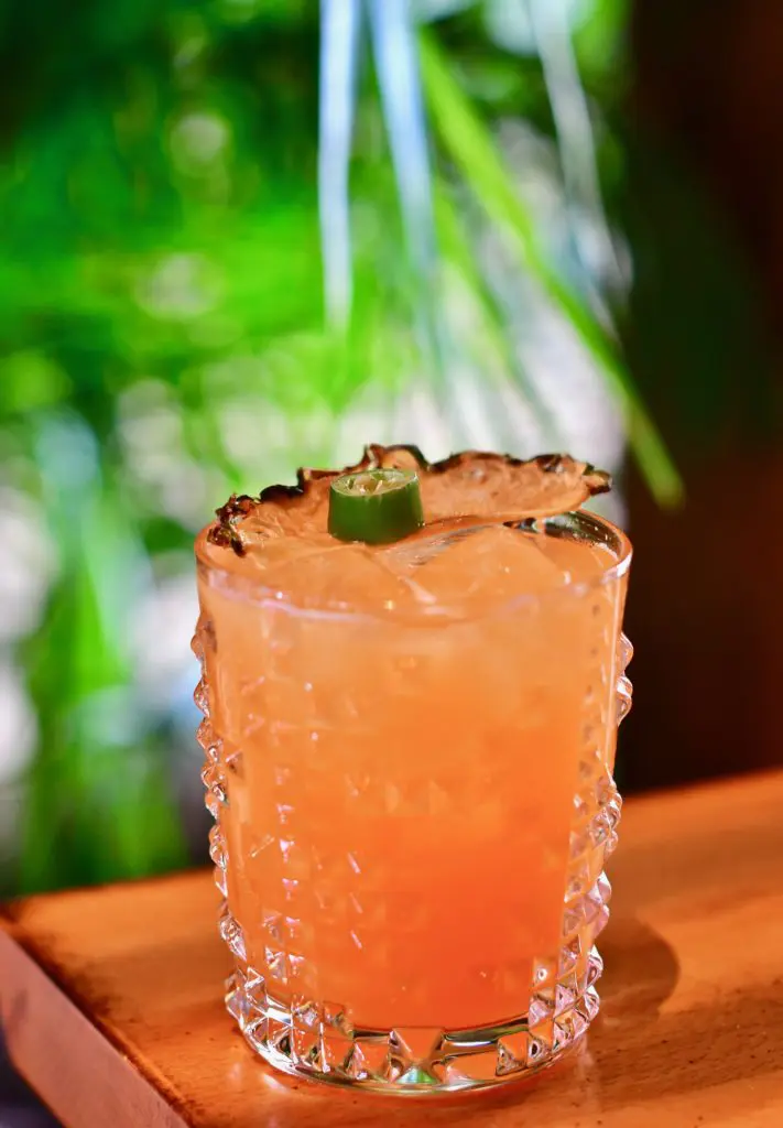  One of their signature cocktails, The Jungle Disco is named for the disco music that plays in the background here. (Photo by Michael Anthony)