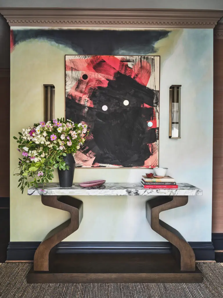A chic laundry room by Kathleen Walsh Interiors (Photo by Stephen Karlisch)