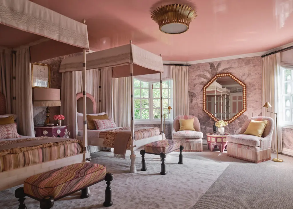 An exotic guest bedroom by Martyn Lawrence Bullard Design (Photo by Stephen Karlisch)
