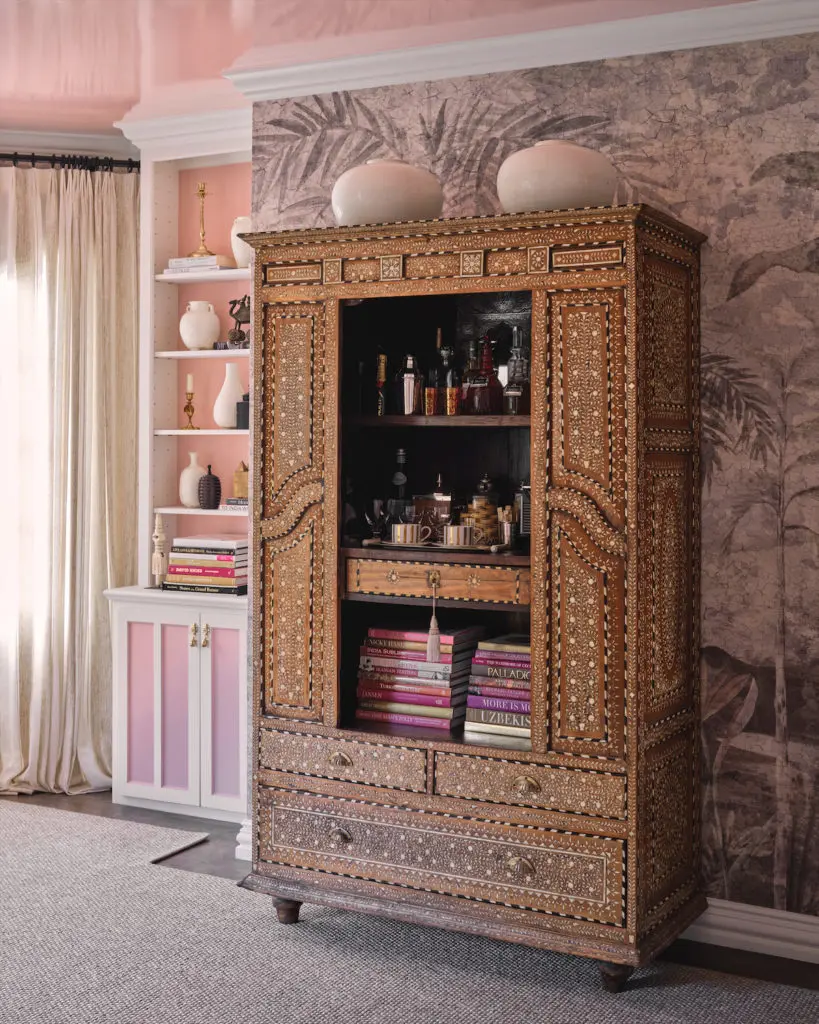 An exotic guest bedroom by Martyn Lawrence Bullard Design (Photo by Stephen Karlisch)