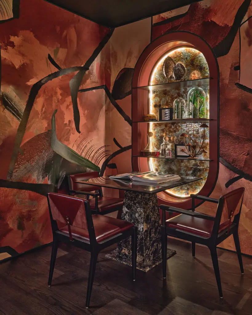 A subterranean living area by Yates Desygn (Photo by Stephen Karlisch)