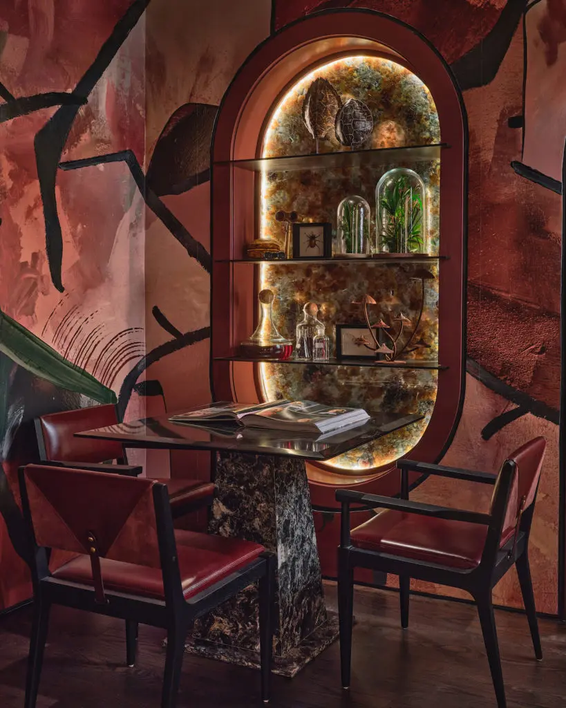 A subterranean living area by Yates Desygn (Photo by Stephen Karlisch)