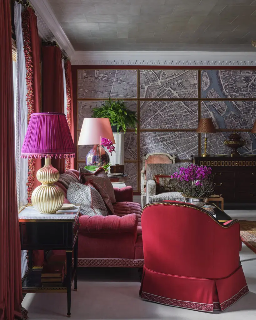"Chambre Rouge" by Alexa Hampton for Mark Hampton LLC (Photo by Stephen Karlisch)