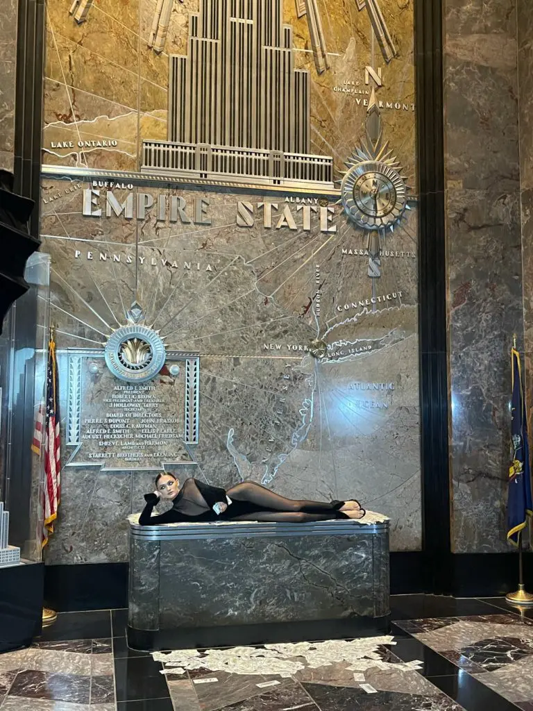Designer LaQuan Smith has chosen the iconic Empire State Building as the site for his runway show. (Photo by Sean Gomes / courtesy of LaQuan Smith)