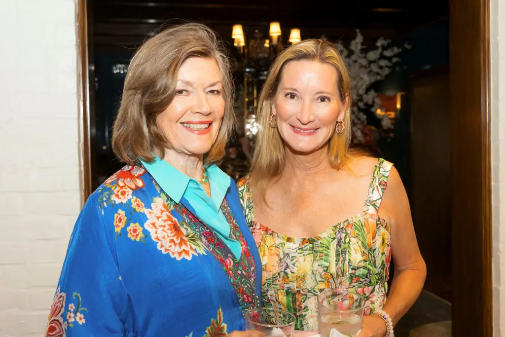 Lou Martin and Shannon Nolan at the 2021 Mah Jongg Play Day benefitting Tarrant Area Food Bank in Fort Worth, Texas on September 21, 2021. (Photo by/Sharon Ellman)