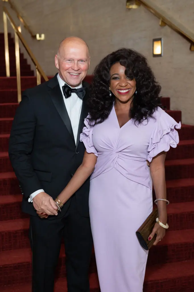 James Craig & Jacquie Baly at the Houston Symphony Opening Night gala dinner at The Corinthian. (Photo by Wilson Parish)