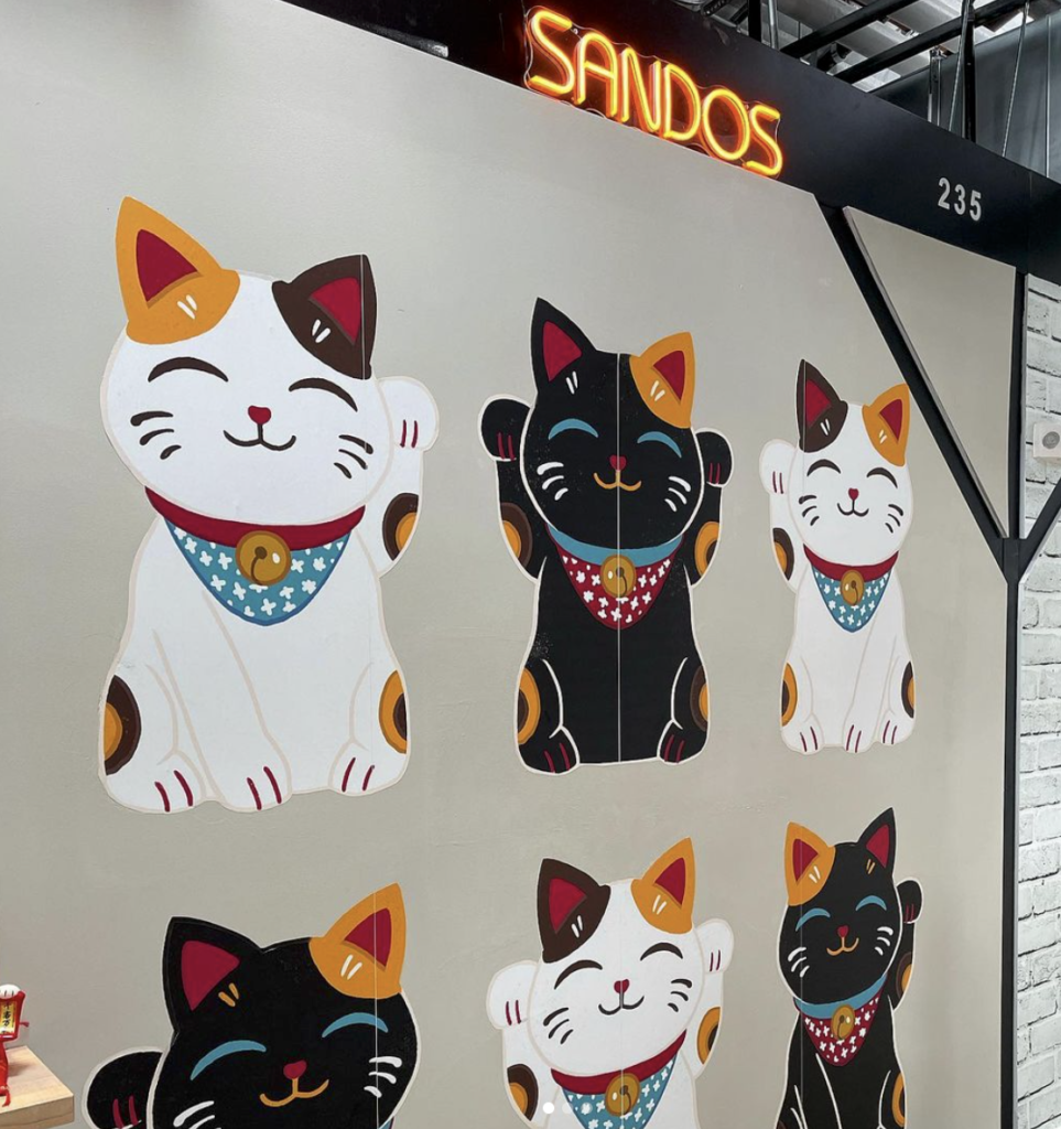 Sandos is one of the more unique restaurants in the Railway Heights Market food hall. (@railwayheightsmarket)