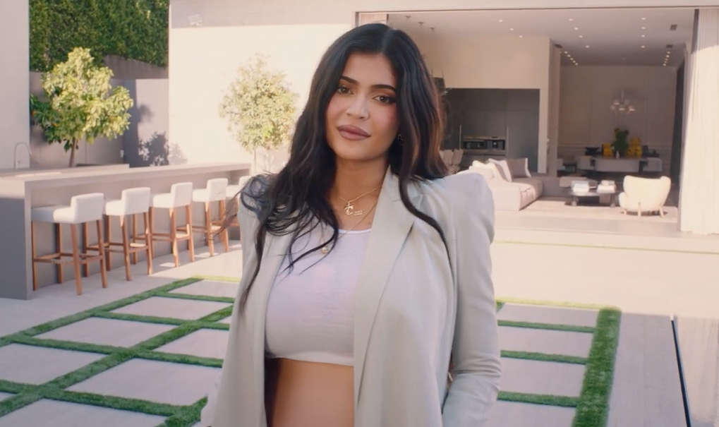 On Vogue's '73 Questions' YouTube video Kylie Jenner trails the camera through her Los Angeles home that she sometimes shares with baby daddy rapper Travis Scott. (YouTube image)