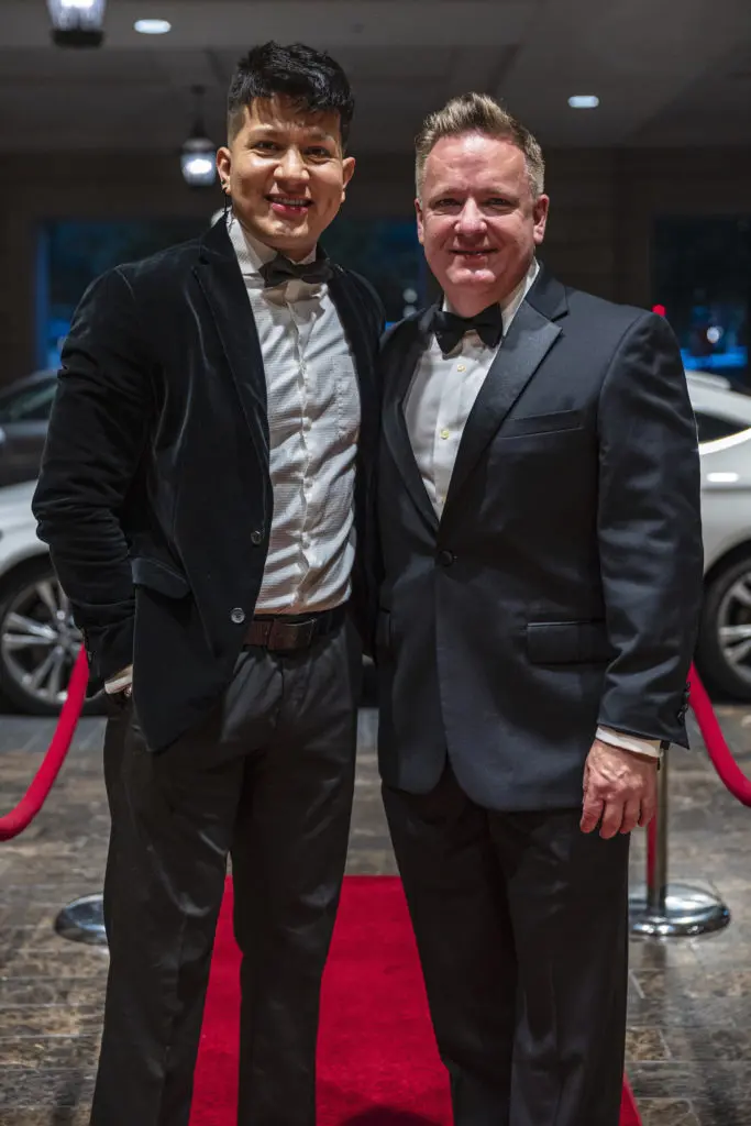 Sean Martinez, Kevin Johnson at Compass Casino night (Photo by Pat Press Photo)