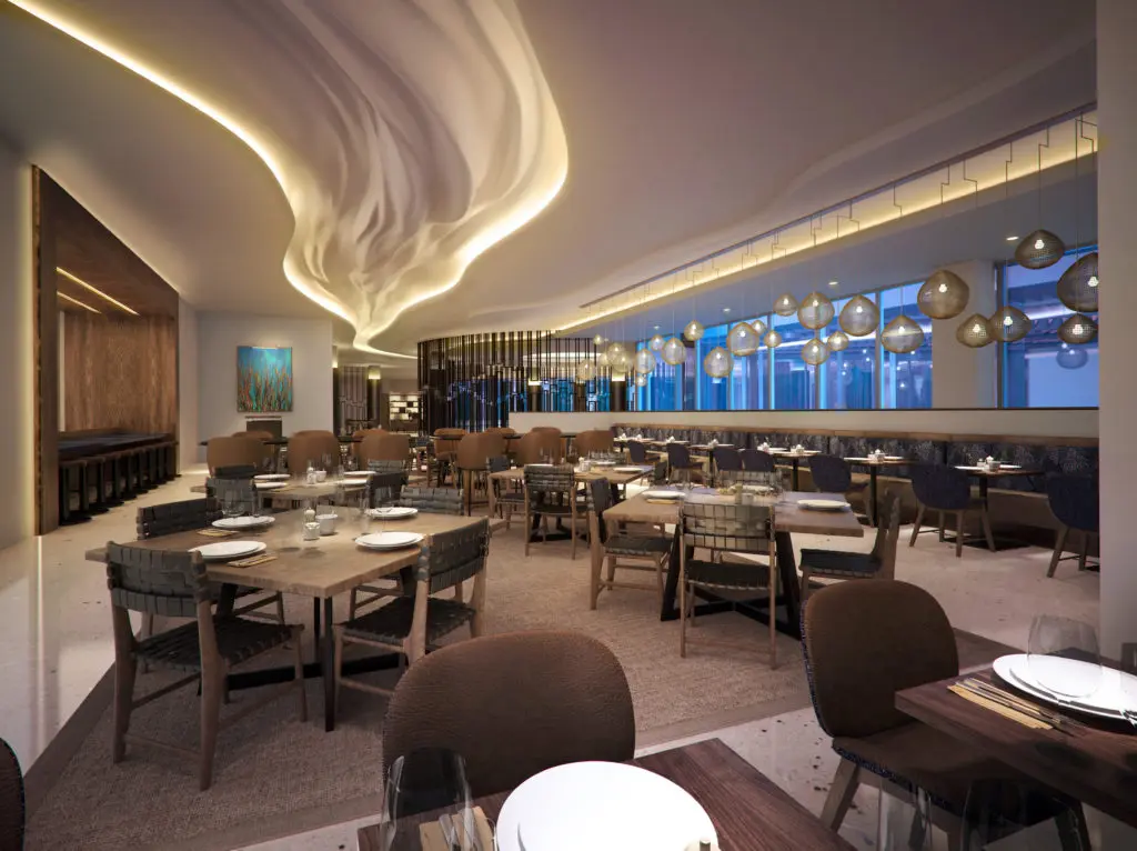 Interior of the soon-to-open Jellico's. (Rendering courtesy Westin Southlake)