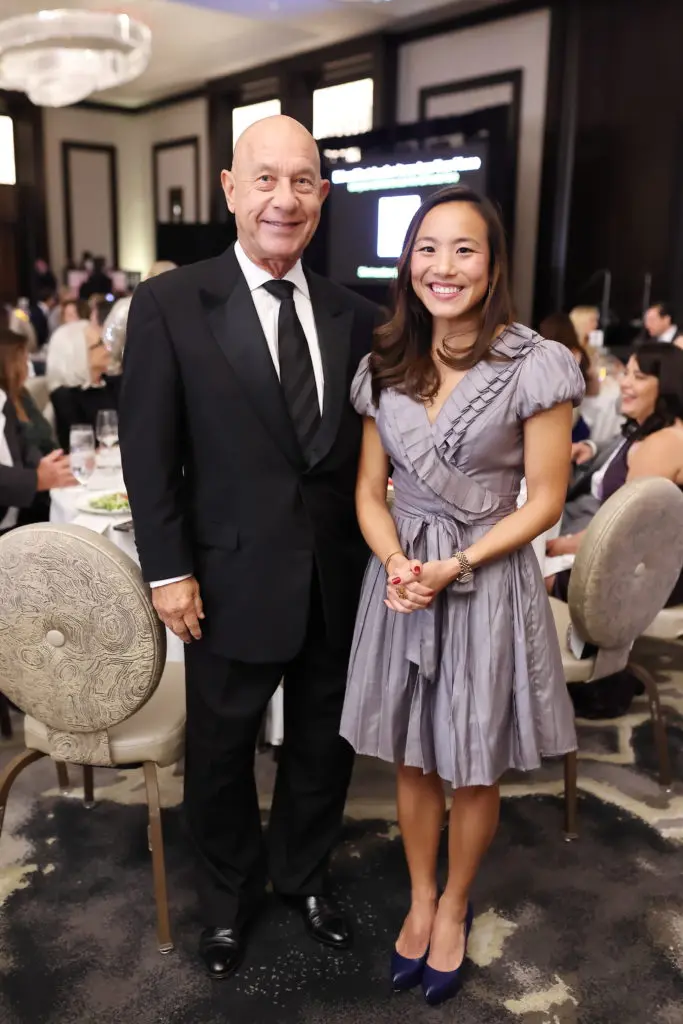 State Senator John Whitmire, Dr. Theresa Tran at the PetSet Fierce & Fabulous Soirée at the Post Oak Hotel.  (Photo by Quy Tran)