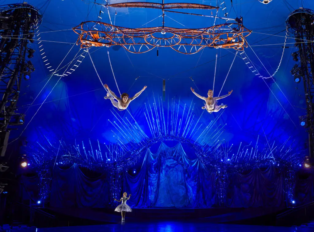 A new dynamic Flying Trapeze act will now be closing the show. Photo by Marie-Andrée Lemire.