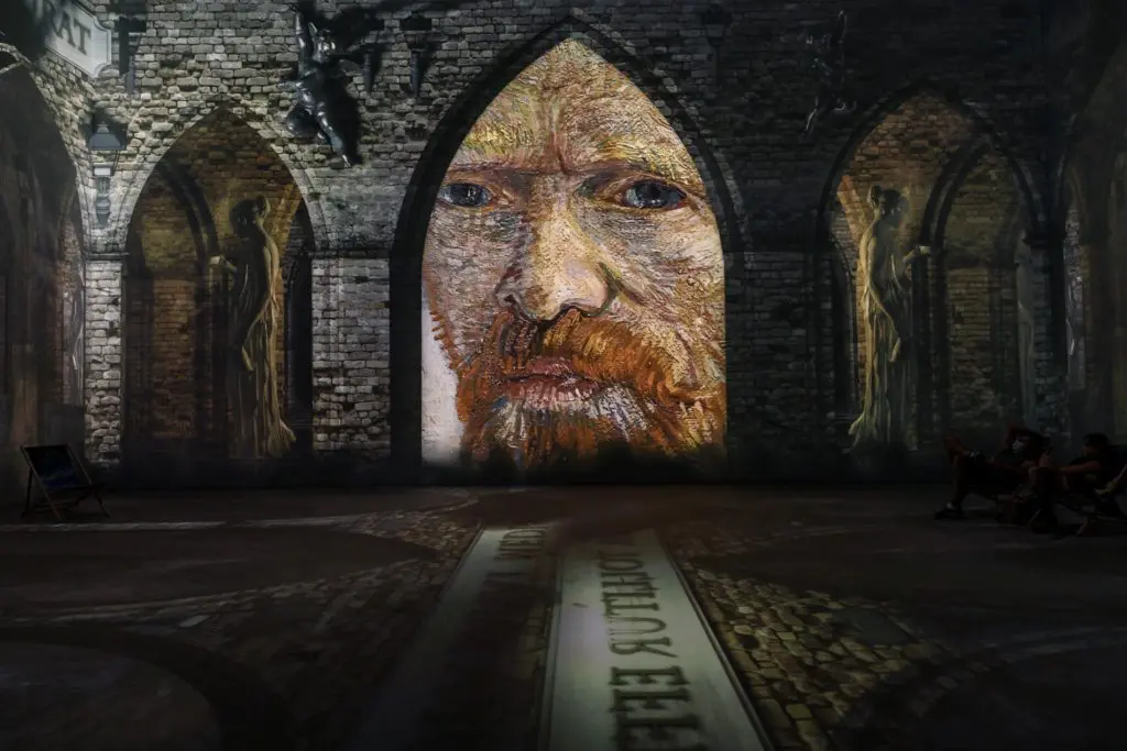 The Van Gogh exhibition has stopped in cities around the world, including Antwerp.