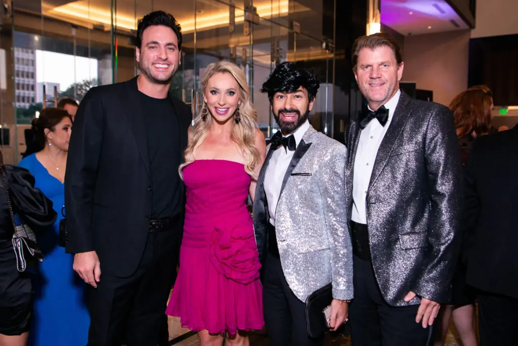 Lane & Chita Craft, Fady Armanious & Bill Baldwin at Houston Children's Charity Gala at The Post Oak Hotel with special guest, Cyndi Lauper. (Photo by Michelle Watson, CatchlightGroup.com)