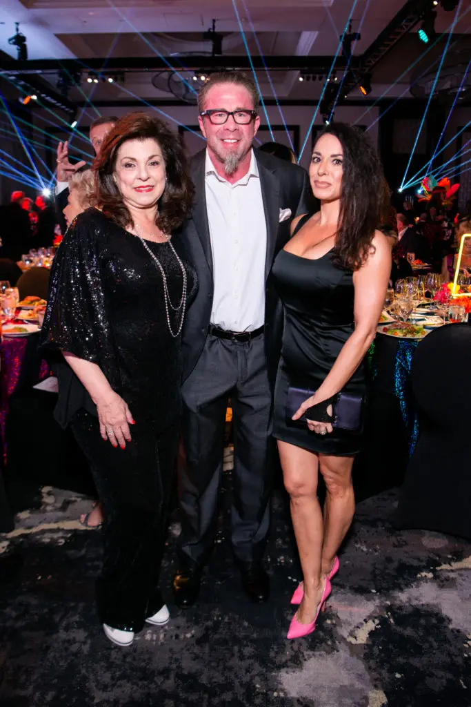 Laura Ward, Jeff & Rachel Bagwell at the Houston Children's Charity Gala at The Post Oak Hotel with special guest, Cyndi Lauper. (Photo by Michelle Watson, CatchlightGroup.com)