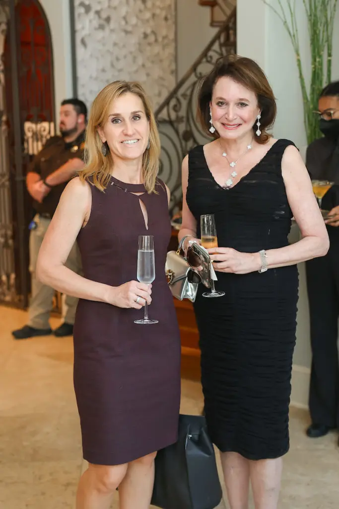Allison Johanson, Katherine Warren at the Neiman Marcus/Martha Turner Sotheby's International Realty reception for British designer Jenny Packham.