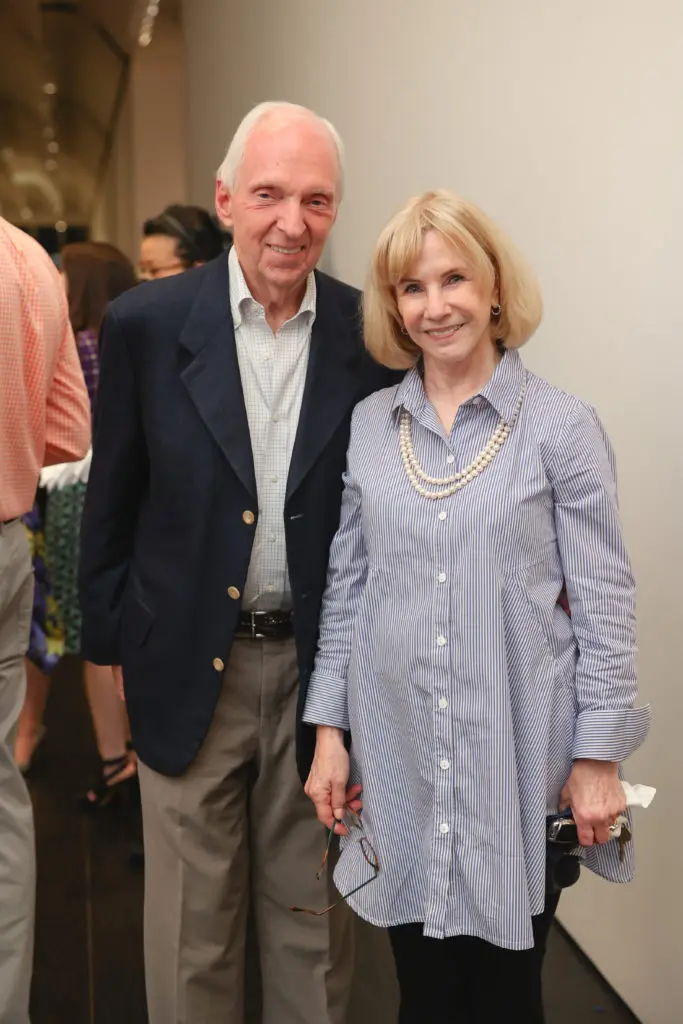 Drs. Edwin & Susan Osterberg at the De Beers Jewellers celebration of its Reflections of Nature collection at The Menil Collection. (Photo by Johnny Than)