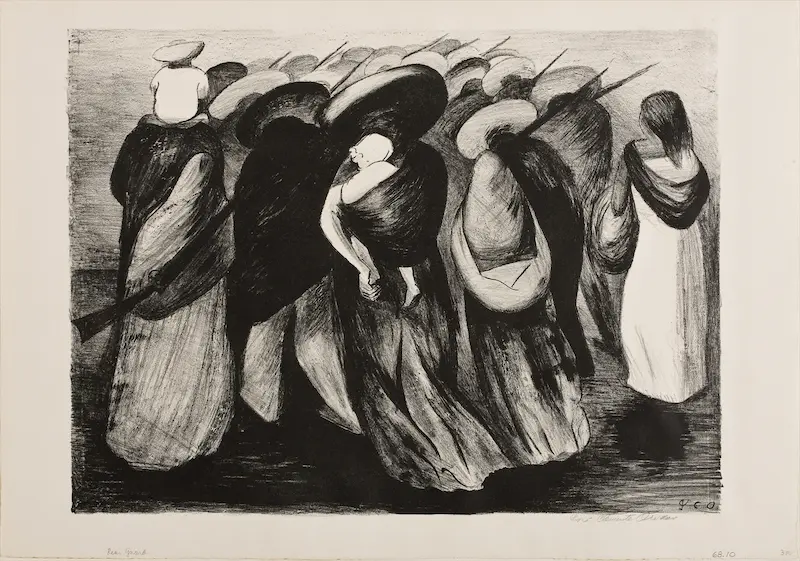 José Clemente Orozco (1883–1949), "Rear Guard," 1929. (Photo by Michael Bodycomb.)
