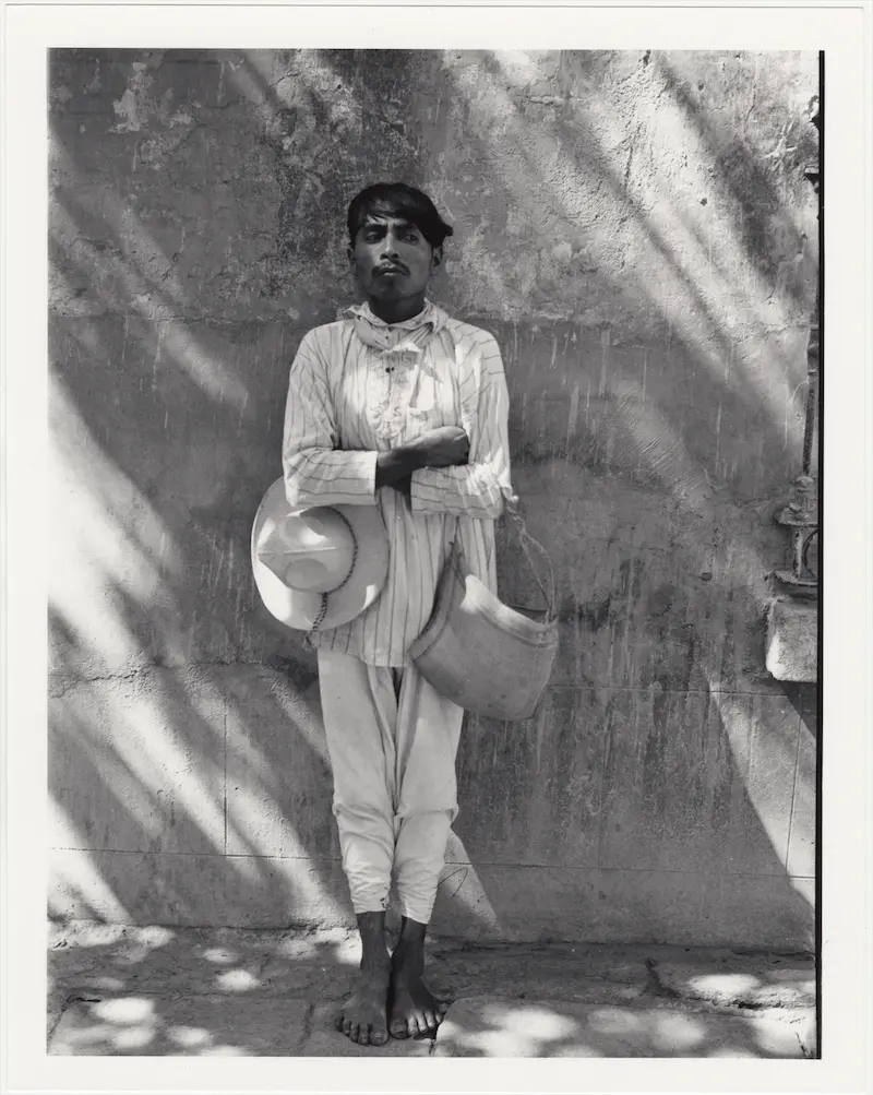 Manuel Álvarez Bravo (1902–2002), The Man from Papantla, 1977.