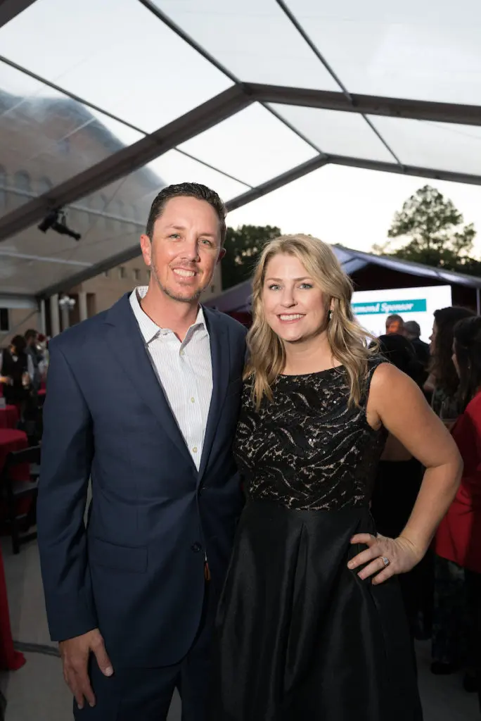 Chris & Kristin Kirch at the Gerald D. Hines College of Architecture and Design 75th anniversary gala (Photo by Daniel Ortiz)