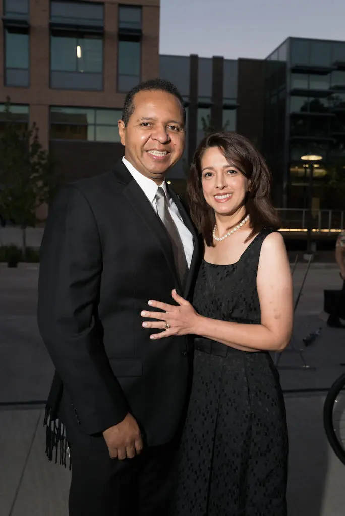 Benito  & Lili Guerrier at the Gerald D. Hines College of Architecture and Design 75th anniversary gala (Photo by Daniel Ortiz)