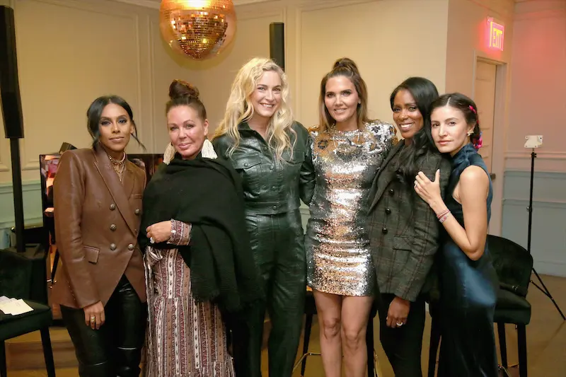 Yodit Tewolde, Michelle Nussbaumer, Veronica S. Beard, Veronica M. Beard, Jessica Shepherd, and Danie Gomez-Ortigoza (Photo by Gary Miller/Getty Images)