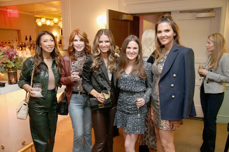 Samantha Stewart, Cathy Williamson, Tiffany Davros, Brittany Evans, and Veronica M. Beard  (Photo by Gary Miller/Getty Images)