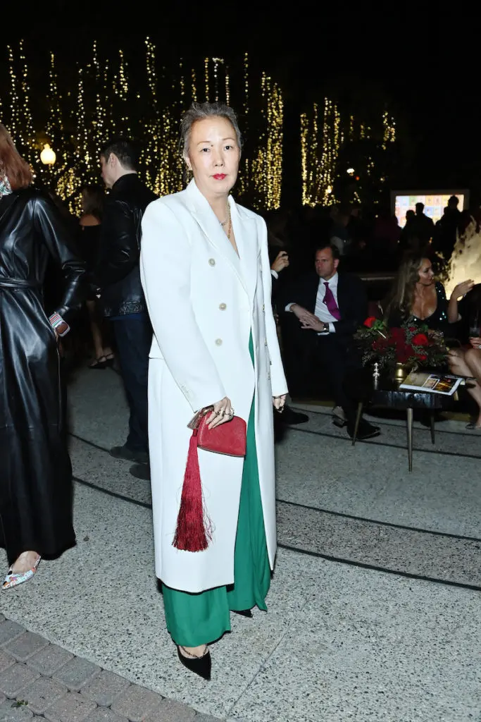 Jeanne Yang attends the Neiman Marcus Holiday Debut & Fantasy Gifts Launch Event. (Photo by Stefanie Keenan/Getty Images for Neiman Marcus)