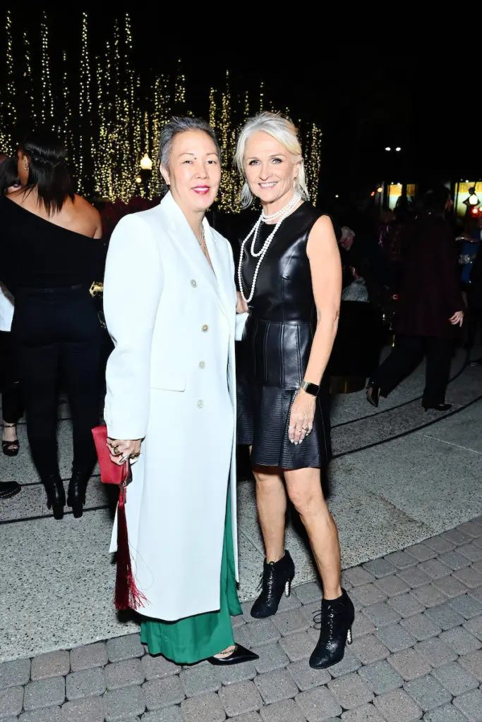 Jeanne Yang and Neiman Marcus VP & General Manager Gretchen Pace.  (Photo by Stefanie Keenan/Getty Images for Neiman Marcus)
