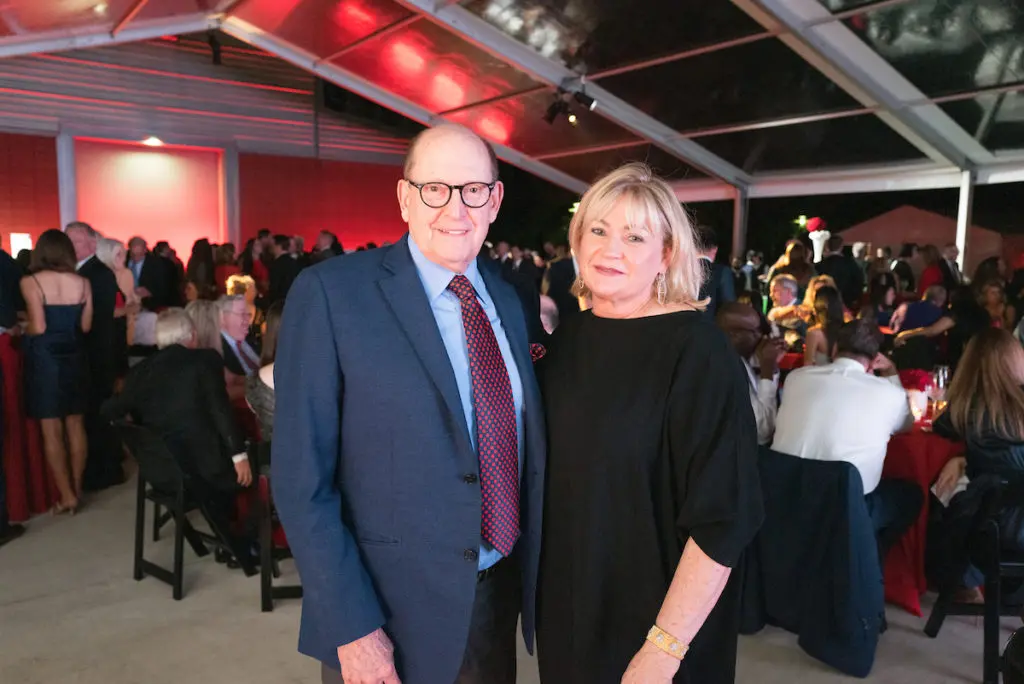 Lou & Christy Cushman at the  University of Houston Gerald D. Hines College of Architecture and Design 75th anniversary gala (Photo by Daniel Ortiz)