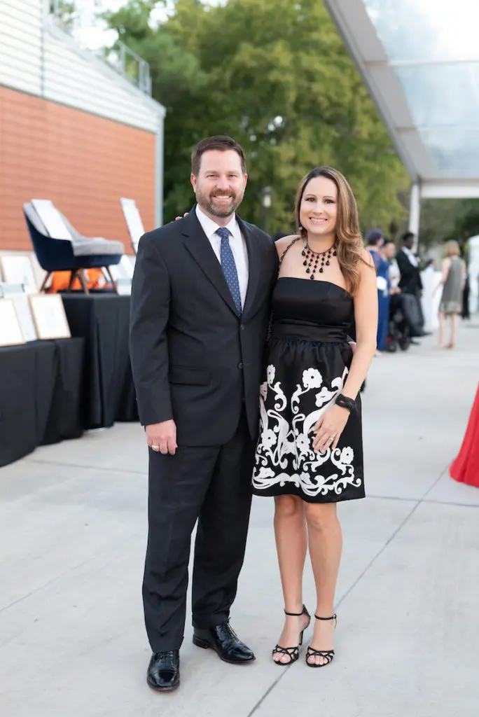 Stephen & Marci Driver at the Gerald D. Hines College of Architecture and Design 75th anniversary gala (Photo by Daniel Ortiz)