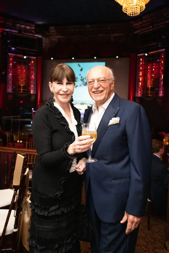 Shelby Hodge & Shafik Rifaat at the Houston Arts Alliance Moulin Rouge themed gala at Majestic Metro theater.
 (Photo by Daniel Ortiz)