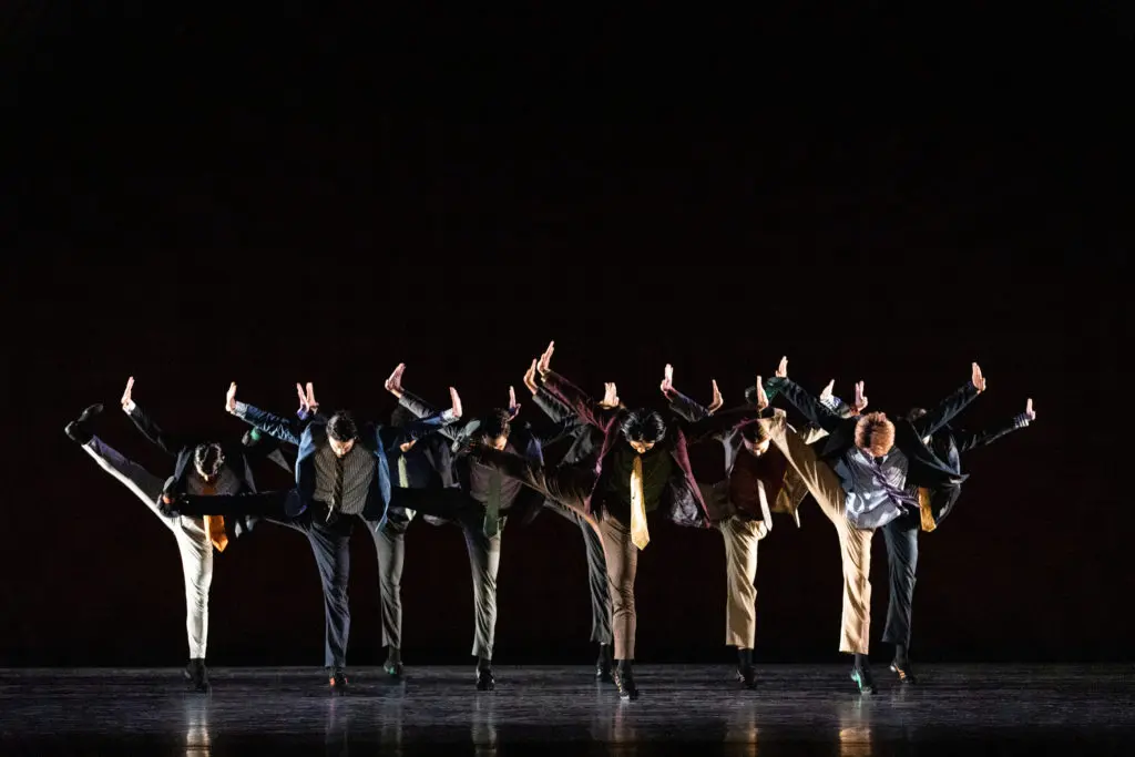 Artists of Houston Ballet in Stanton Welch’s 'Play.' (Photo by Lawrence Elizabeth Knox, 2021, Courtesy of Houston Ballet)
