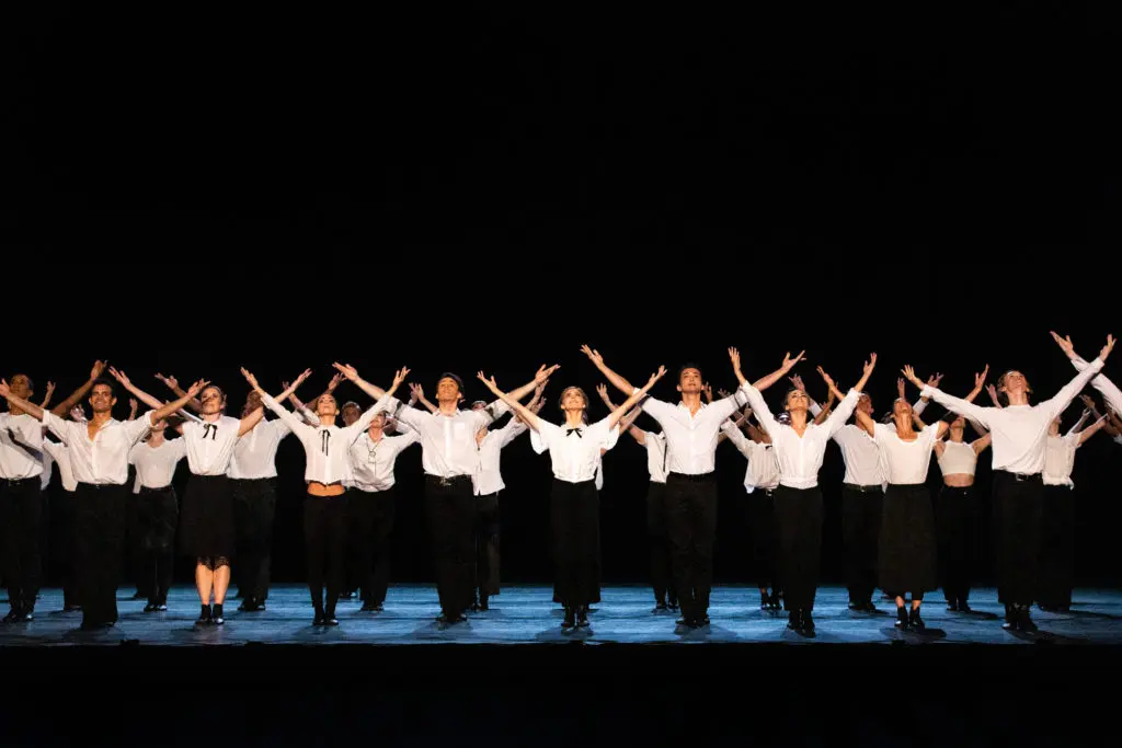 Artists of Houston Ballet in Stanton Welch’s 'In Good Company.'
(Photo by Lawrence Elizabeth Knox, 2021, Courtesy of Houston Ballet)
