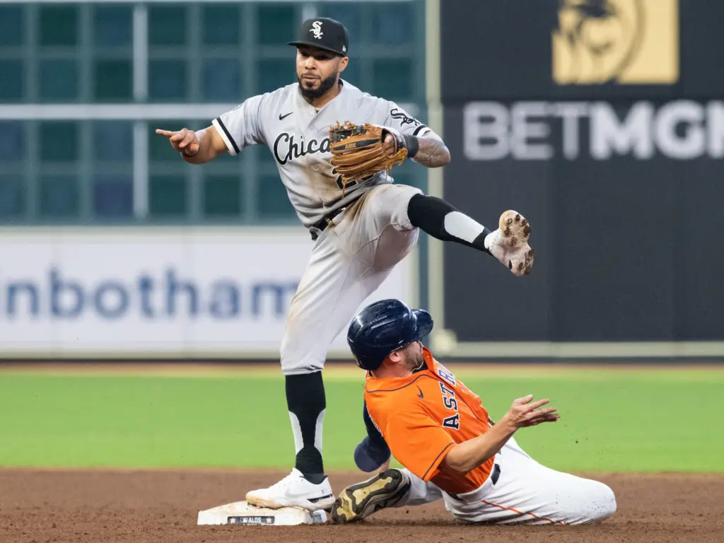 For the first time in this playoff series, the White Sox have something of a leg up on the Houston Astros. For at least one night. (Photo by F. Carter Smith)