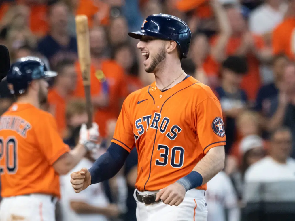 Kyle Tucker gives the Astros the most dangerous seventh — or sixth — hitter in baseball. (Photo by F. Carter Smith)