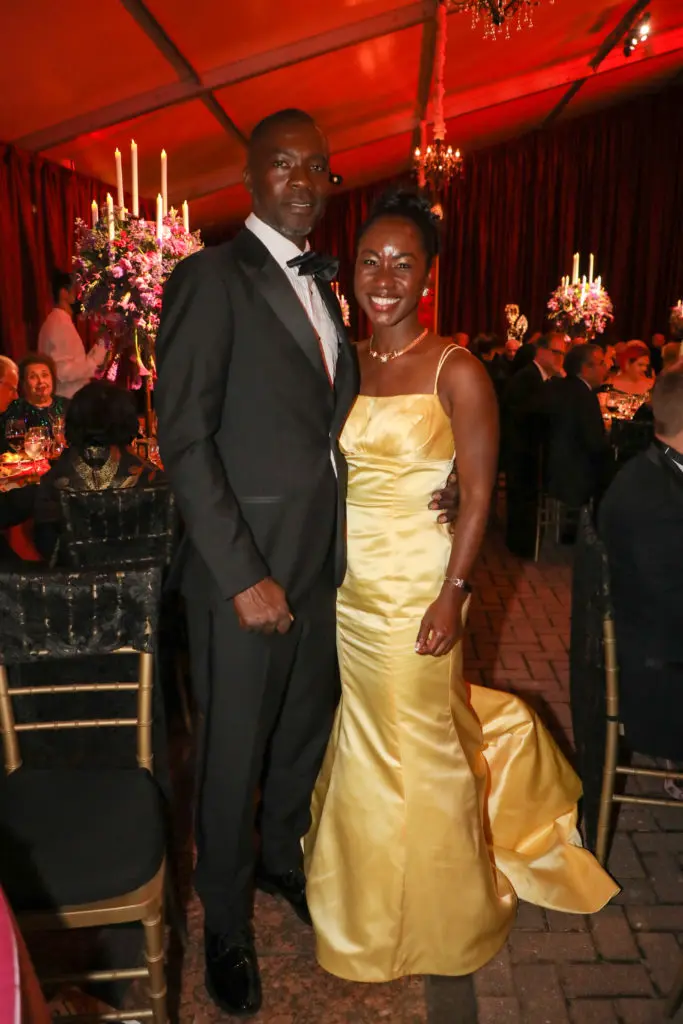 Brian Bunham, Allyson Pritchett at the Houston Grand Opera opening night dinner following the production of Carmen. (Photo by Melissa Taylor)