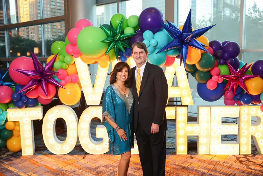 Carol & Paul Beck at the Cristo Rey Jesuit gala  held at the Hilton Americas-Houston. (Photo by CatchLightGroup.com)