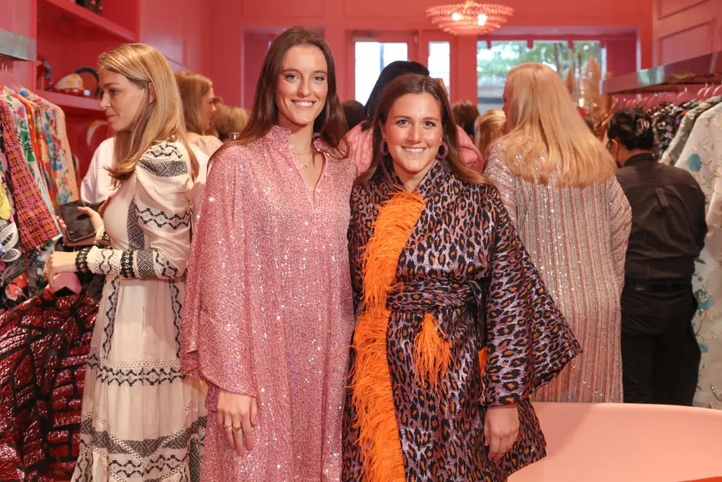 Christiana Elliot, Meredith Maxwell at the boutique opening in River Oaks District. (Photo by Johnny Than)
