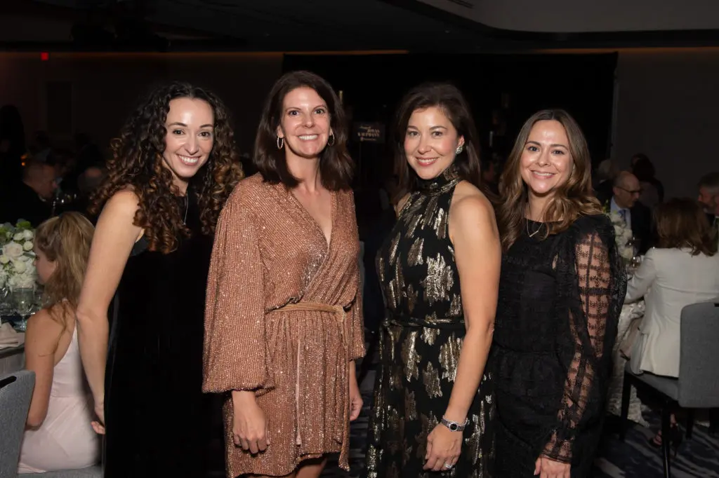 Cristina Gracia, Alison Powell, Jennifer Fink, Natalie Mohtashami at Houston Grand Opera's 'An Evening with  Jonas Kaufman'  (Photo courtesy of Houston Grand Opera)
