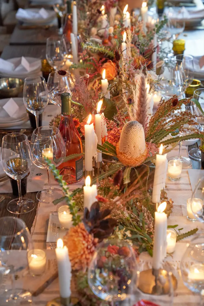 A Park House table was transformed into "The Pleasure Garden." (Photo by Billy Surface / Marc Montoya)