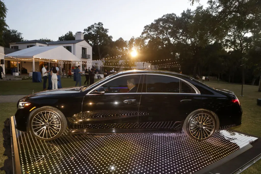 The guest of honor, the Mercedes S-Class Sedan. (Photo by Michael Ainsworth)