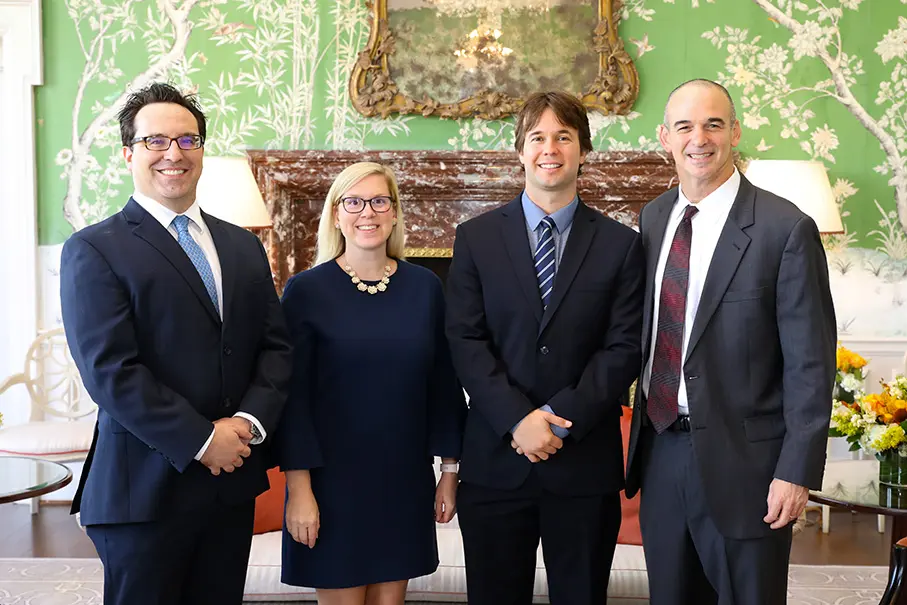 Dr. Geoffrey Preidis, Dr. Amy Hair, Dr. Branko Cuglievan Gulman, Dr. David Sandberg at the 14th annual Men of Distinction luncheon.
 (Photo by Priscilla Dickson)